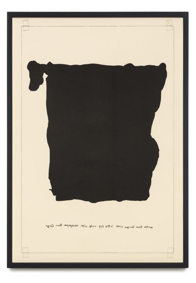 Kim Beom, Untitled (Water from Ganges River in the Cup Made with Newspaper from Congo), 2016, litografi på Fujimori papir. Courtesy Kim Beom.