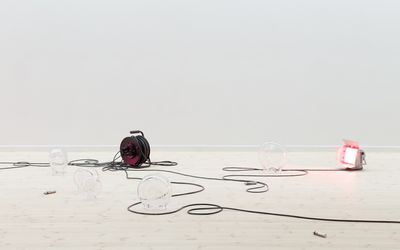 Matilde Mørk, Løber dit spor i sølv?, 2019. Foto: Mikkel Kaldal