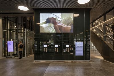 George Henry Longly & Nelson Beer, searchers, installation skabt til You Are in My Veins på Dokk1 , kurateret af Charlotte Sprogøe for Kunsthal Aarhus, Aarhus Billedkunstcenter og Galleri Image. Foto: Jan Søndergaard